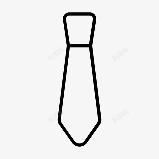 领带图标svg_新图网 https://ixintu.com 领带