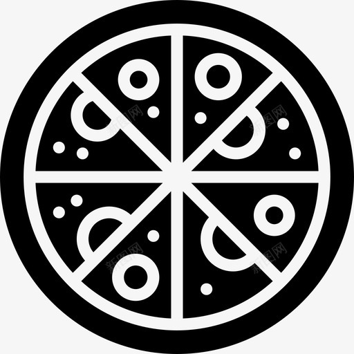 披萨托盘食物厨房图标svg_新图网 https://ixintu.com 切片 厨房 厨房物品 披萨托盘 食物