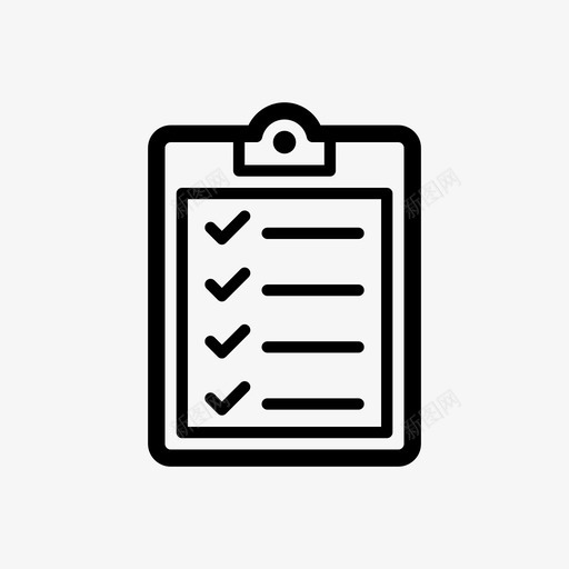 议程清单剪贴板图标svg_新图网 https://ixintu.com 剪贴板 清单 议程