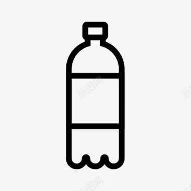 苏打水瓶子饮料图标图标