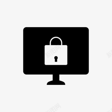 系统保护和安全锁定连接私人浏览图标图标