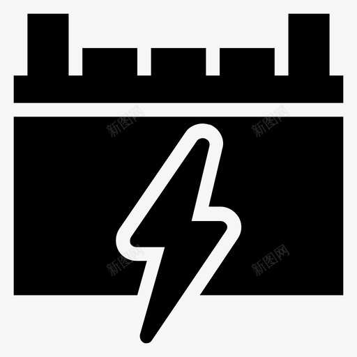 紧急情况充电电力图标svg_新图网 https://ixintu.com 充电 电力 电子符号图标 紧急情况 能源