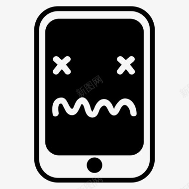 智能手机死机安卓电池图标图标