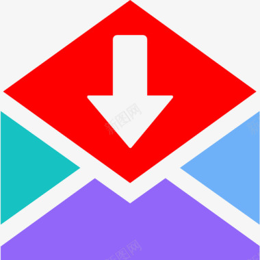 电子邮件文件信封图标图标