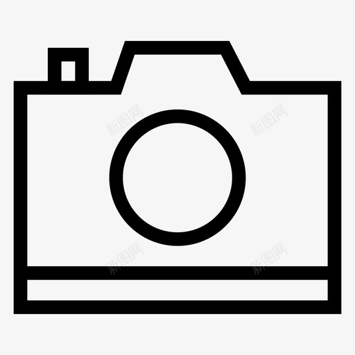 照相机数码图像图标svg_新图网 https://ixintu.com 图像 多媒体线图标 摄影 数码 照片 照相机