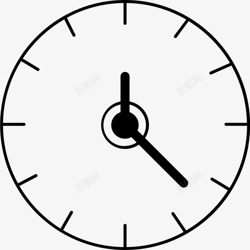 时钟指针时间图标svg_新图网 https://ixintu.com 指针 时钟 时间