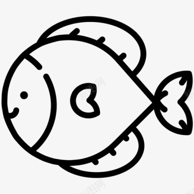 鱼动物海图标图标