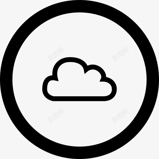 云数据圆圈中的图标2svg_新图网 https://ixintu.com 云 圆圈中的图标2 数据
