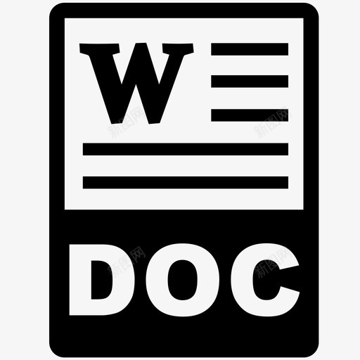 word文档文档msoffice图标svg_新图网 https://ixintu.com msoffice msword word文档 文档