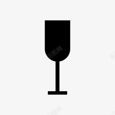 玻璃酒饮料图标图标