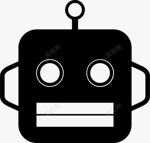 机器人经典玩具图标svg_新图网 https://ixintu.com 机器人 经典玩具