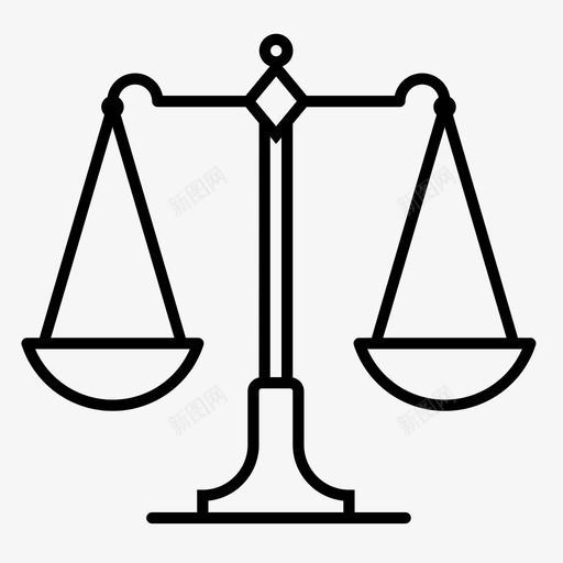 规模平衡公平图标svg_新图网 https://ixintu.com 公平 商业 天秤座 天秤座公正 平衡 法律 规模