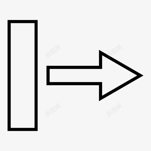 向右拉箭头方向向右移动图标svg_新图网 https://ixintu.com 发送 向右拉箭头 向右移动 导航 指针 方向 箭头轮廓