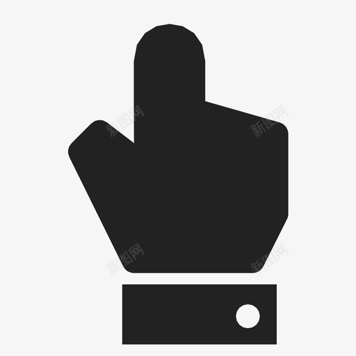 手势手指指向上图标svg_新图网 https://ixintu.com 手势 手指 指向上 触摸 选择