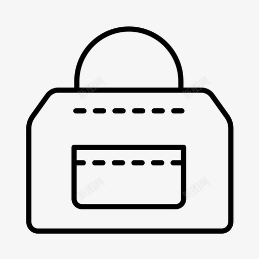 采购产品手提包配件物品图标svg_新图网 https://ixintu.com 物品 配件 采购产品手提包 钱包