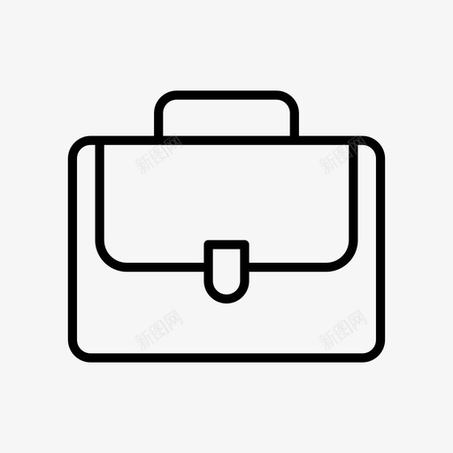 公文包包行李图标svg_新图网 https://ixintu.com 公文包 包 学习 手提箱 行李