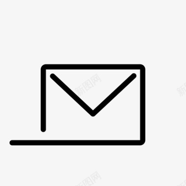 邮件简报信封图标图标