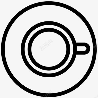 咖啡杯咖啡因浓缩咖啡图标图标