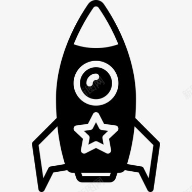 玩具火箭儿童飞船图标图标