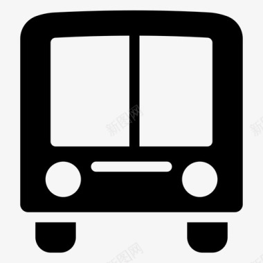 公共汽车汽车运输图标图标
