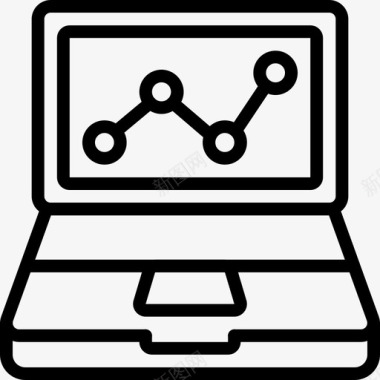 笔记本电脑图设备办公室图标图标