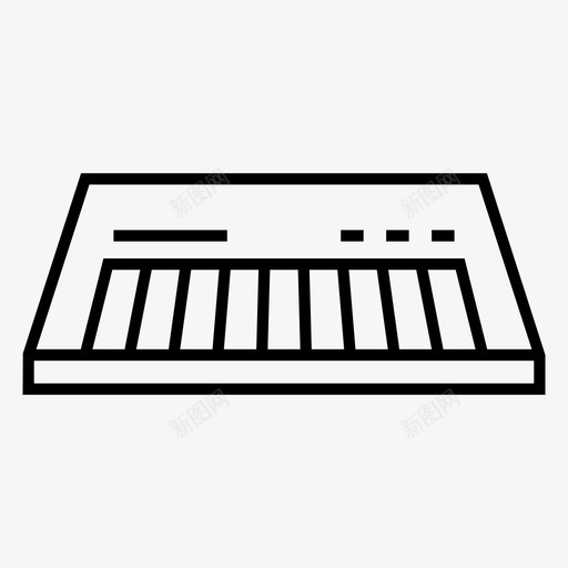 钢琴键盘音乐图标svg_新图网 https://ixintu.com 钢琴 键盘 音乐 音乐家