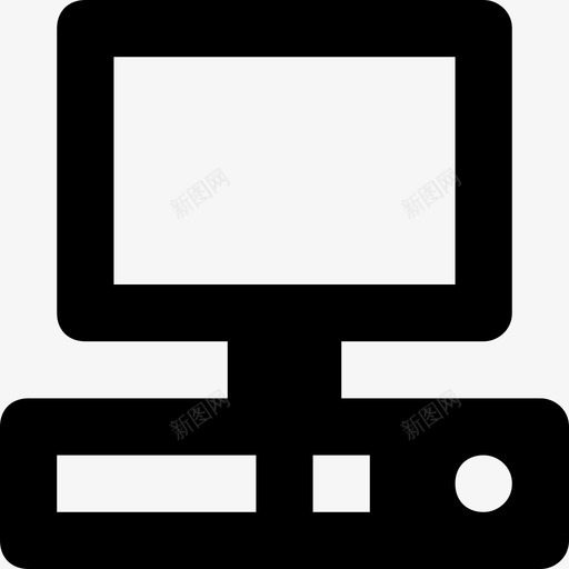 计算机cpu桌面图标svg_新图网 https://ixintu.com cpu pc 显示器 桌面 网络和通信材料字形图标 计算机