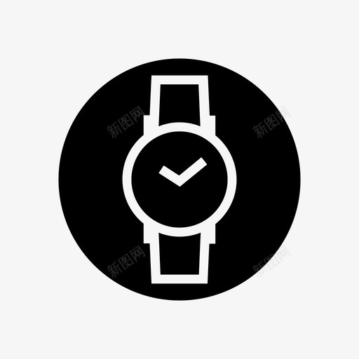 手表配件时尚图标svg_新图网 https://ixintu.com 奢侈品 手表 时尚 时间 配件