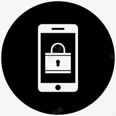 手机保护锁定手机手机锁图标图标