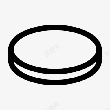 圆盘圆环圆形图标图标