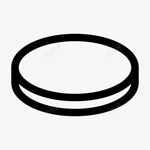圆盘圆环圆形图标svg_新图网 https://ixintu.com 圆形 圆环 圆盘 形状 纯线条