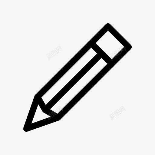 编辑铅笔写作图标svg_新图网 https://ixintu.com 写作 编辑 铅笔