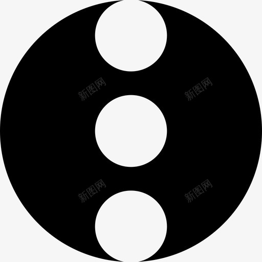 点菜单选项选择图标svg_新图网 https://ixintu.com 三点 点菜单 网络负空间 选择 选项