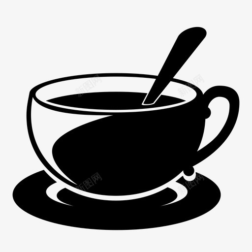 咖啡饮料全脂图标svg_新图网 https://ixintu.com 全脂 咖啡 爪哇 茶 菲卡 饮料