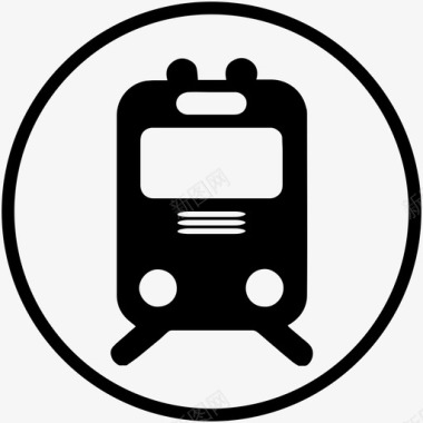 火车环线电车图标图标