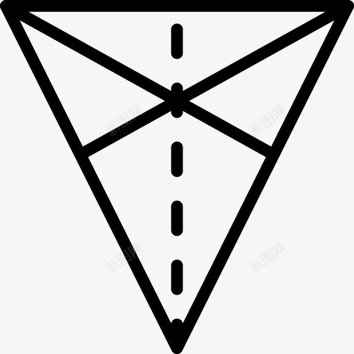 三角形中间带绘图形状图标svg_新图网 https://ixintu.com smashicons几何轮廓 三角形中间带 几何图形 形状 绘图