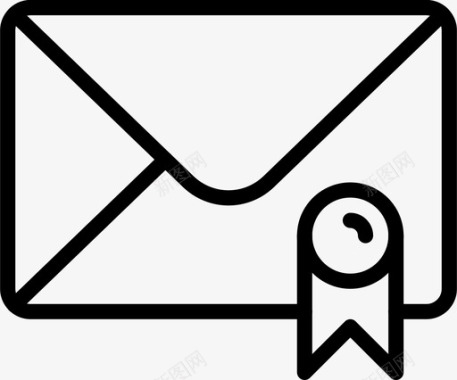推荐信信封邮件图标图标