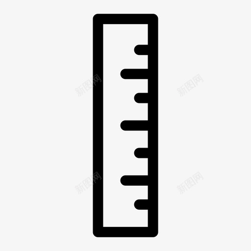 尺子测量学校图标svg_新图网 https://ixintu.com 学校 学校图标包v2 尺子 工具 测量
