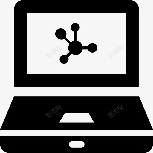 分子原子生物图标svg_新图网 https://ixintu.com 分子 原子 生物 科学 科学和技术字形图标集 笔记本电脑