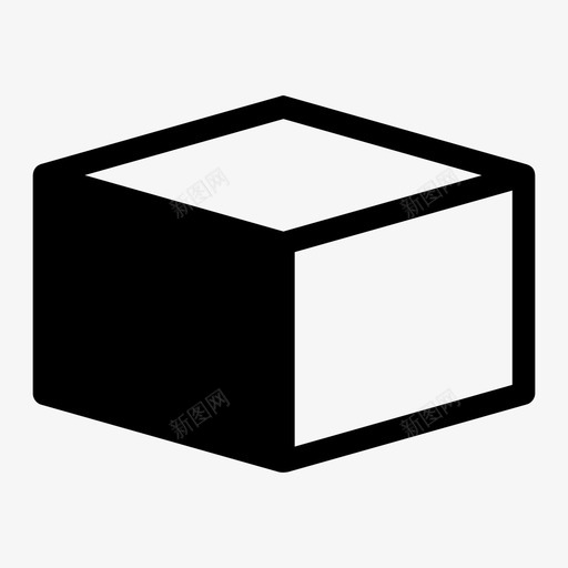 立方体长方体立方体形状图标svg_新图网 https://ixintu.com 立方体 立方体形状 长方体