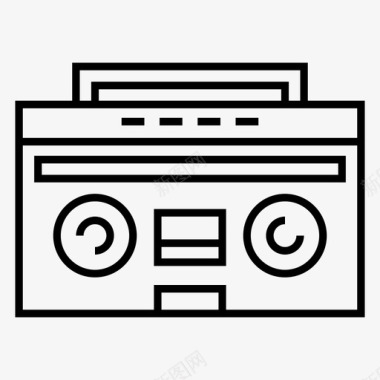 音箱音乐收音机图标图标