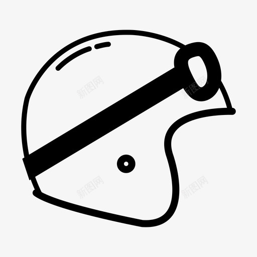 戴复古头盔戴头盔图标svg_新图网 https://ixintu.com 戴复古头盔 戴头盔