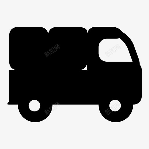 卡车汽车送货图标svg_新图网 https://ixintu.com 卡车 发送 工作 汽车 生意 车辆 送货