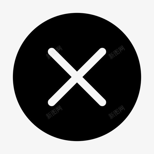 搜词图_关闭按钮svg_新图网 https://ixintu.com 搜词图_关闭按钮