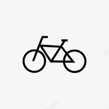 自行车运动两轮车图标图标