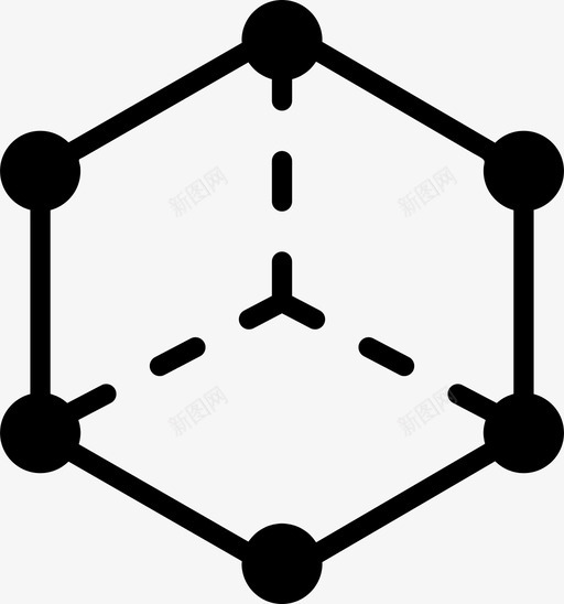 六边形绘图窗体图标svg_新图网 https://ixintu.com smashicons几何体实体 六边形 几何体 形状 窗体 绘图