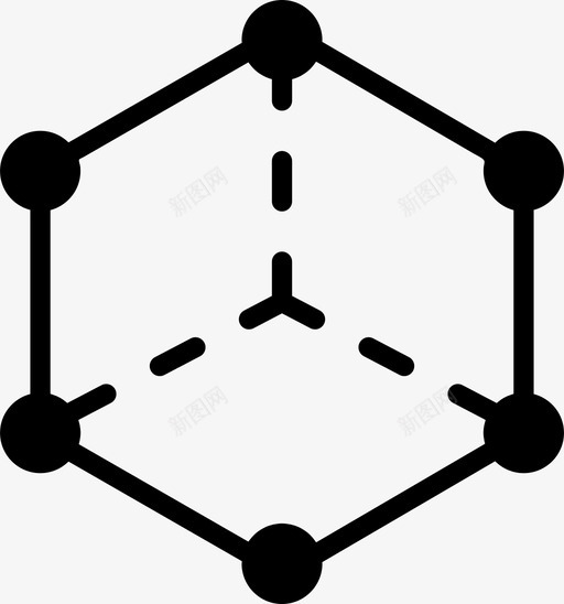 六边形绘图窗体图标svg_新图网 https://ixintu.com smashicons几何体实体 六边形 几何体 形状 窗体 绘图