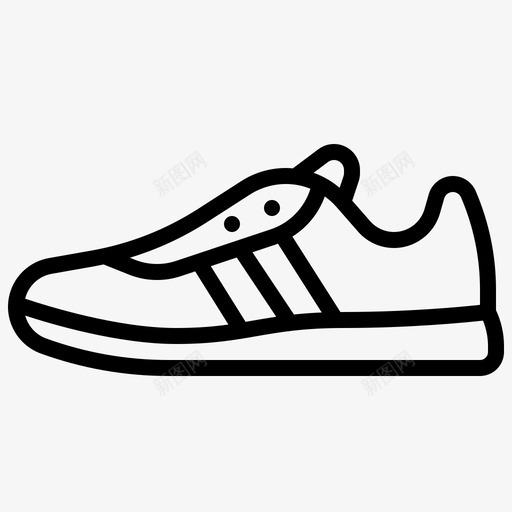 鞋子运动鞋图标svg_新图网 https://ixintu.com 运动鞋 鞋子