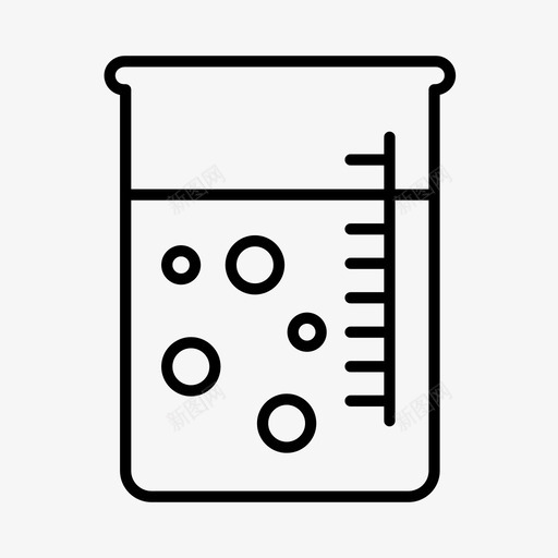 烧杯化学实验室设备图标svg_新图网 https://ixintu.com 化学 实验室设备 烧杯 科学 科学家