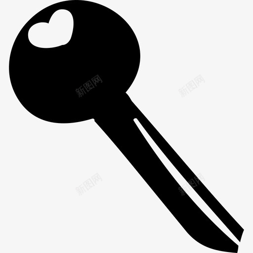 钥匙其他圣瓦伦丁填充图标svg_新图网 https://ixintu.com 其他 圣瓦伦丁填充 钥匙